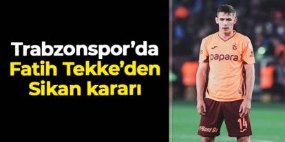 Trabzonspor'da Danylo Sikan'a ikinci kez ilk 11 fırsatı