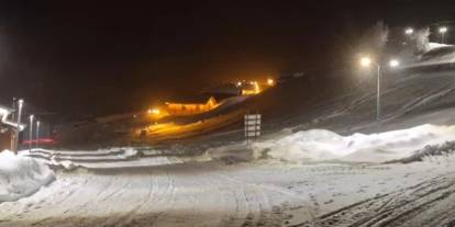 Rize'de Palovit  ve Handüzü'nde kar kalığında yarım metreyi geçti