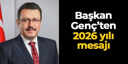 Trabzon Büyükşehir Belediye Başkanı Ahmet Metin Genç'ten 2026 yılı mesajı