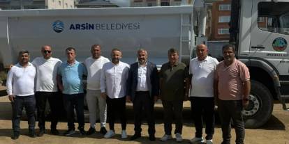Arsin Belediyesi araç filosunu güçlendirdi