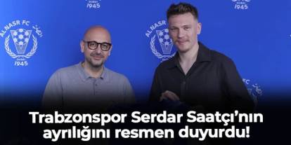 Trabzonspor'da son dakika! Serdar Saatçı ayrılığı resmen açıklandı