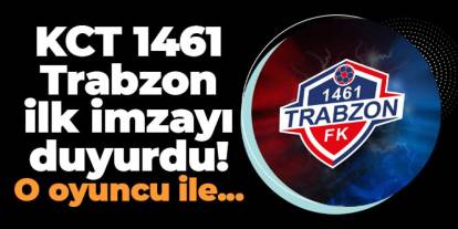 KCT 1461 Trabzon FK Sedat Dursun ile sözleşme yeniledi