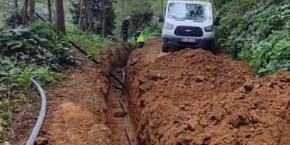 Trabzon Büyükşehir'den Yomra'ya dev yatırım: 25 mahallede 11 bin 684 metre içme suyu hattı