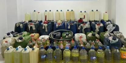 Giresun'da kaçak akaryakıt operasyonu: Litrelerce ele geçirildi