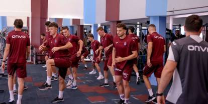 Trabzonspor'da sabah antrenmanı tamamlandı