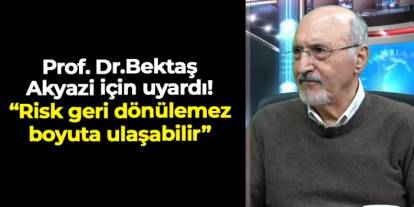 Prof. Dr. Osman Bektaş’tan Akyazı Uyarısı: “Dolgu hala oturuyor, risk geri dönülemez boyuta ulaşabilir”