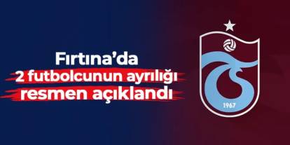 Trabzonspor Baniya ve Olaigbe'nin ayrılığını duyurdu