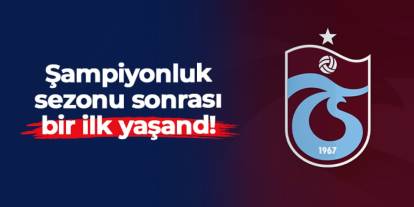 Trabzonspor’dan 5’te 5: Şampiyonluk sezonundan sonra bir ilk