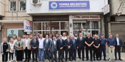 Yomra Mahalle Muhtarları İrtibat Bürosu açıldı
