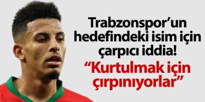 Trabzonspor'un hedefindeki oyuncu için çarpıcı iddia! "Kulübü kurtulmak için çırpınıyor"