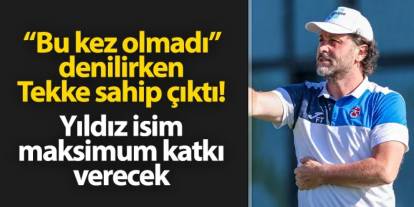 Herkes "bu kez olmadı" derken Tekke sahip çıktı! Trabzonspor'a maksimum katkı verecek