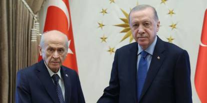 Cumhurbaşkanı Erdoğan ve Bahçeli bir araya geldi