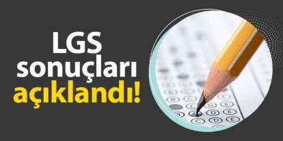 LGS sonuçları açıklandı! Nereden öğrenilir?