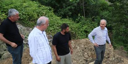 Rize'de Başkan Rahmi Metin’den hayvan bakımevine ziyaret