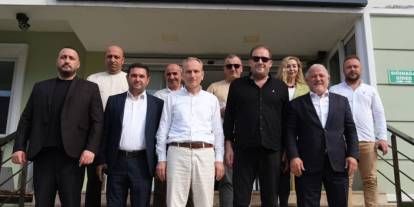 Giresunspor Yönetiminden Gençlik ve Spor İl Müdürü Muzaffer Ergün’e ziyaret