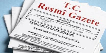 Resmi Gazete'de yayımlandı: Orgeneral ve Oramiraller için yaş haddi düzenlemesi
