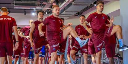 Trabzonspor'da sabah antrenmanı tamam! Hazırlık maçında rakip Araz Nahçıvan