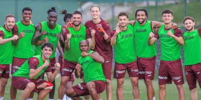 Trabzonspor'da akşam antrenmanı tamamlandı