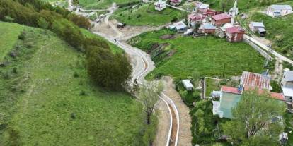 Gümüşhane'de Arduç ve Akhisar köylerindeki riski azaltacak projede sona doğru