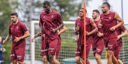 Trabzonspor'da sabah antrenmanı tamamlandı