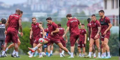 Trabzonspor yeni sezona hazırlanmaya devam ediyor! Akşam antrenmanı tamamlandı