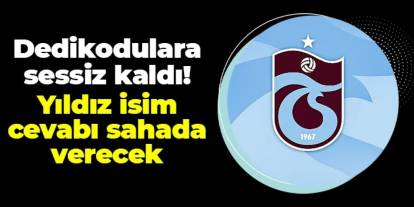 Dedikodulara kulak tıkayıp yanıt vermedi! Trabzonspor'un yıldızı cevabı sahada verecek