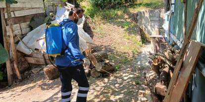 Trabzon'da vektörle mücadelede!18 ilçede ilaçlama çalışması yapıldı