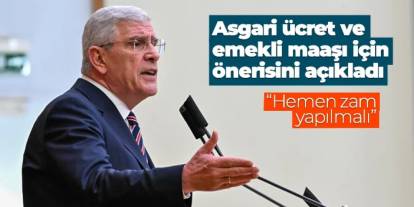 İYİ Partili Dervişoğlu asgari ücret ve emekli maaşı için önerisini açıkladı