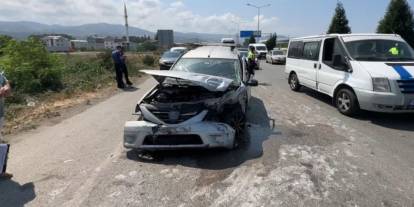 Samsun'da 3 araçlı feci kaza: 6 yaralı
