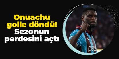Trabzonspor'un yıldızı golle döndü!