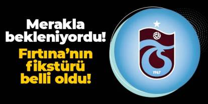 Trabzonspor'un potadaki fikstürü belli oldu!