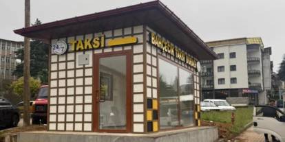 Trabzon'da dolmuş ve taksi durakları yenileniyor!