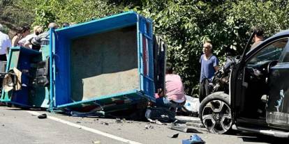 Ordu'da ciple patpat birbirine girdi!  kişi yaralandı