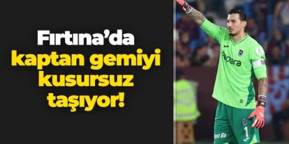 Trabzonspor'da kaptan gemiyi kusursuz taşıyor!
