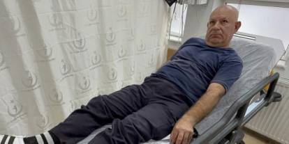 Samsun'da darbedilen kadını kurtarmak isterken kendisi hastanelik oldu