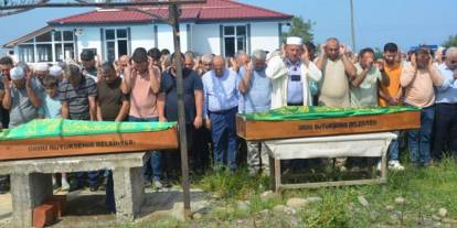 Ordu’da 'su gideri' cinayetinde ölen 2 kardeş toprağa verildi
