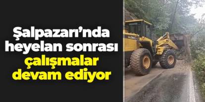 Trabzon'un Şalpazarı ilçesinde heyelan: Başkan Kurukız'dan son durum için açıklama