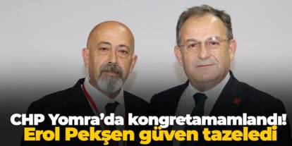 CHP Yomra’da kongre tamamlandı! Erol Pekşen güven tazeledi