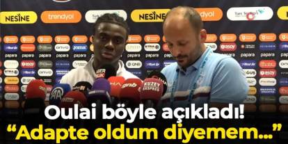 Trabzonspor'da Christ Oulai böyle açıkladı "Adapte oldum diyemem..."