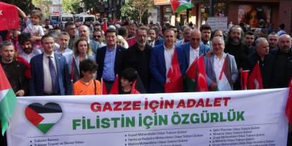 Trabzon’da "Gazze İçin Adalet Filistin İçin Özgürlük" yürüyüşü